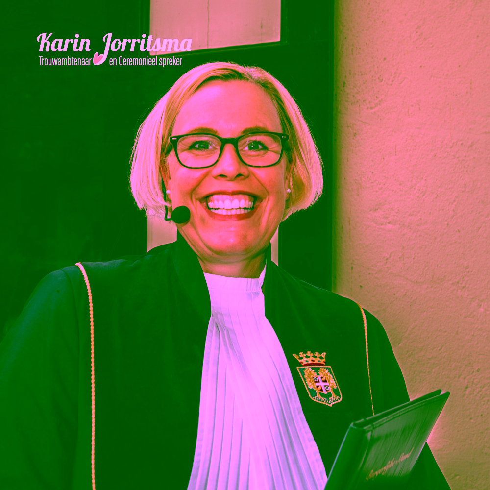 Trouwambtenaar Karin Jorritsma