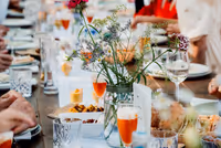 Close up Dinertafel