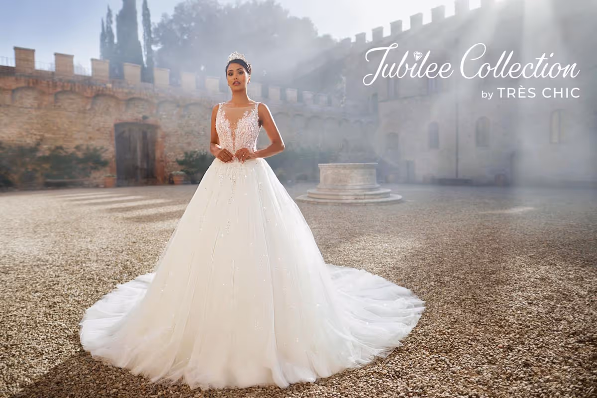 jurk van de jubilee collectie 2024